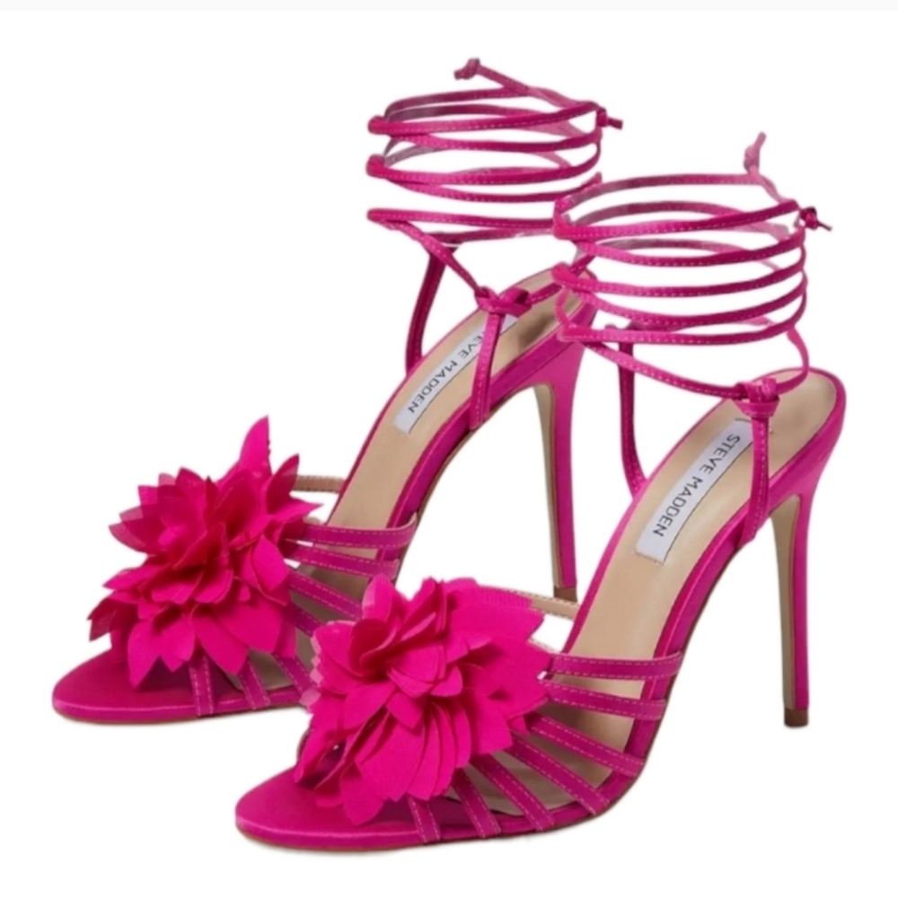 STEVE MADDEN JOLISA STRAPPY HEELS SZ. 7